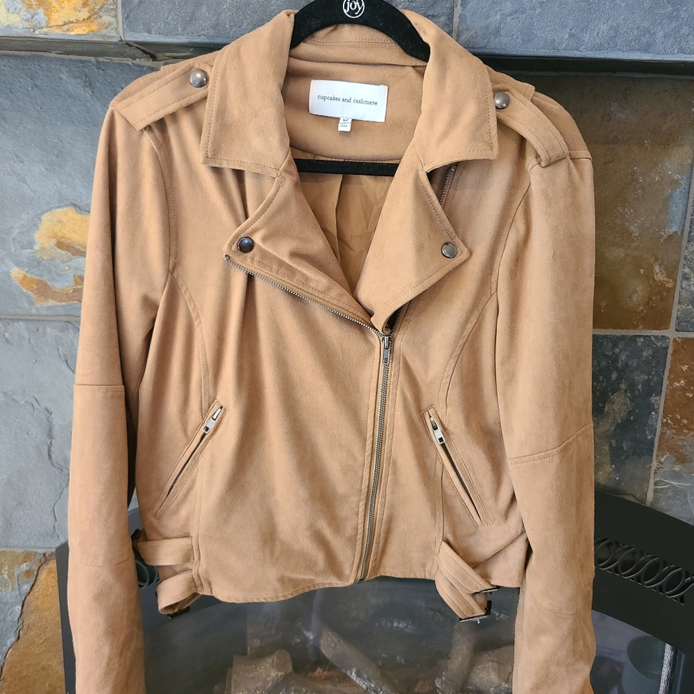 Cupcakes and Cashmere Faux Suede Jacket
